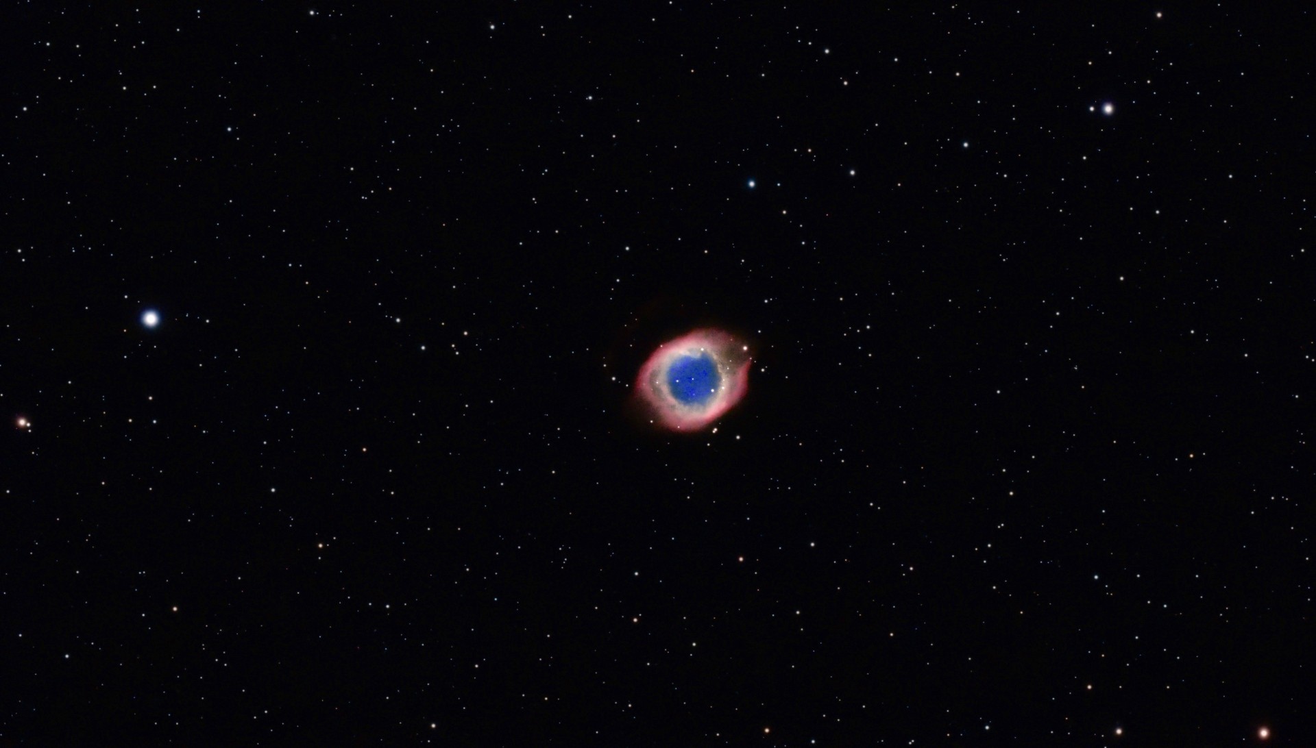 Helix Nebula planetary nebula in Aquarius